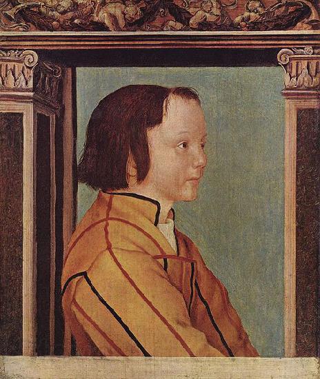 Ambrosius Holbein Young Boy with Brown Hair France oil painting art